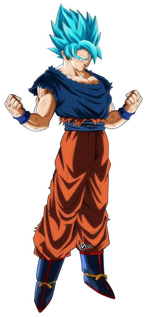 Goku Ssj Blue By Naironkr On Deviantart Goku Super Saiyan Blue
