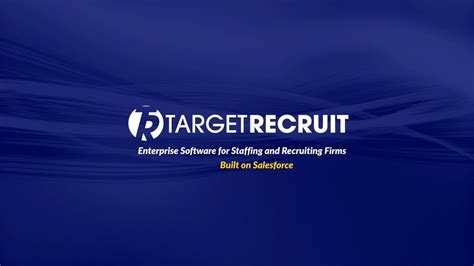 Targetrecruit Enterprise Software For Staffing And Recruiting Firms