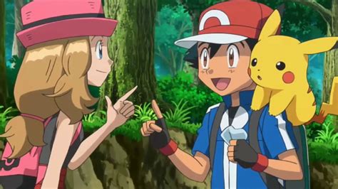Top Moments Between Ash And Serena Pokemon Xy Anime Youtube Free