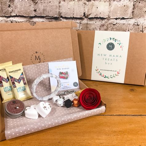 Letter box gifts for new mums vegan pamper gift | Red