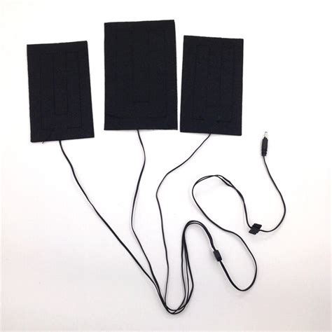 My main idea was to make a modular system that can be used with different clothes. 7.4V Heated Jacket Thermal Clothes DIY Heated Film Black Carbon Fiber Heated Pads Men Women ...