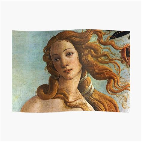 Sandro Botticellis The Birth Of Venus Closeup Poster By