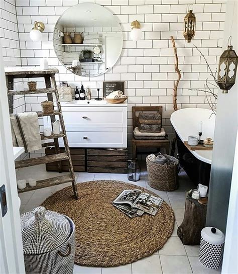 Super Cozy Boho Bathroom Of Bytrineravn And On My Blog You Can Find A