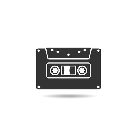Cassette Icon Retro Cassette Logo Cassette Vector Illustration