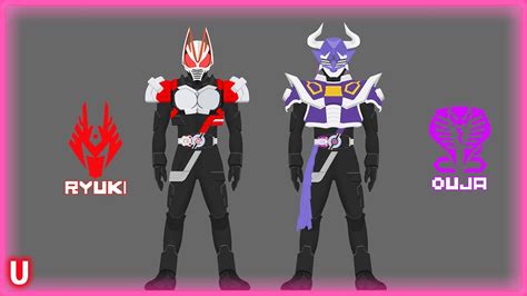 Kamen Rider Geats Ryuki Vs Kamen Rider Buffa Ouja Henshin Animation