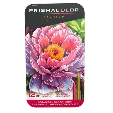 Prismacolor Premier 12 Colored Pencils Botanical Garden Set Live