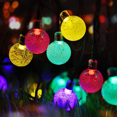 Led Solar String Multicolor Bubble Ball String Lights The 50 Best