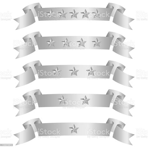 Star Ribbon Set Stock Illustration Download Image Now Advertisement