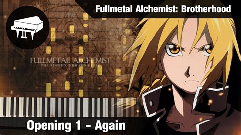 Fullmetal Alchemist Opening 1 Song - Fullmetal Alchemist: Brotherhood - Opening 1 (Short Ver.) - Piano