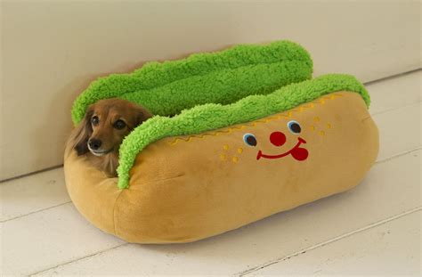 Wiener Dog In A Bun Bed That Is One Hot Dog Funny Things Weenie