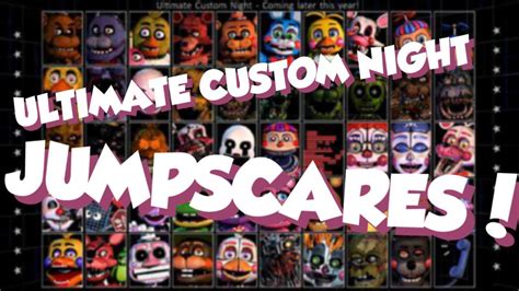 All Jumpscares Voices In Ultimate Custom Night Fnaf