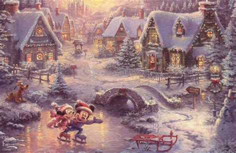 Get the best deal for thomas kinkade christmas art prints from the largest online selection at ebay.com. Mickey Mouse and Minnie Skating Thomas Kinkade Disney Christmas Card 68981000068 | eBay