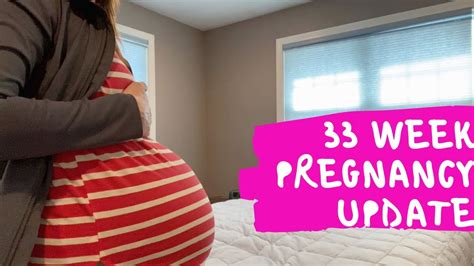 33 Week Pregnancy Update Baby 3 Youtube
