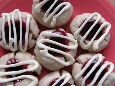 The Girly Girl Cooks White Chocolate Raspberry Thumbprint Cookies