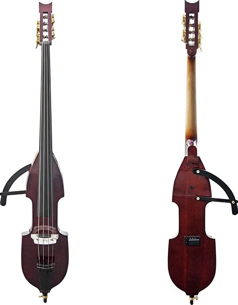 Cecilio Silent Electric Upright Double Bass Mahogany