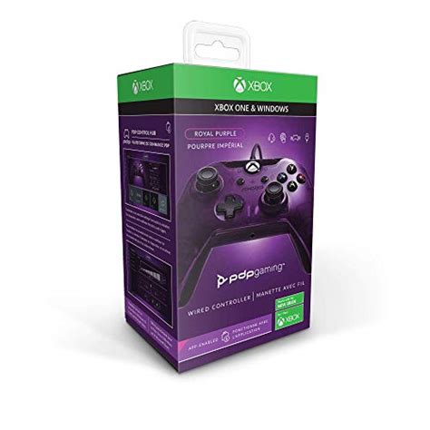 Pdp Gaming Wired Controller Royal Purple Xbox One Pricepulse