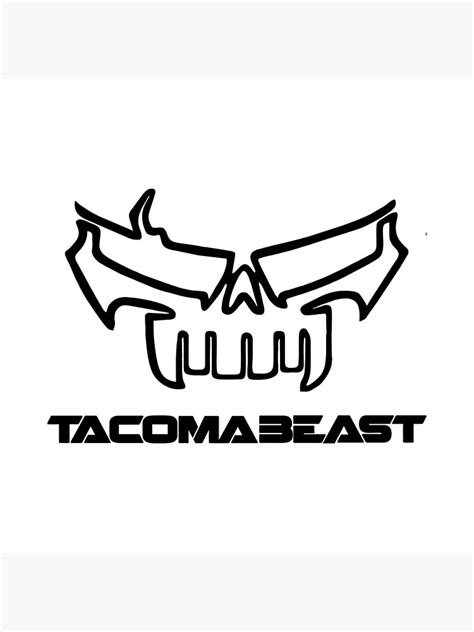 Tacoma Logo Poster For Sale By Raymopauc55 Redbubble