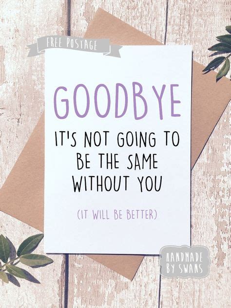 9 Coworker Ideas Leaving Cards New Job Card Goodbye Gifts