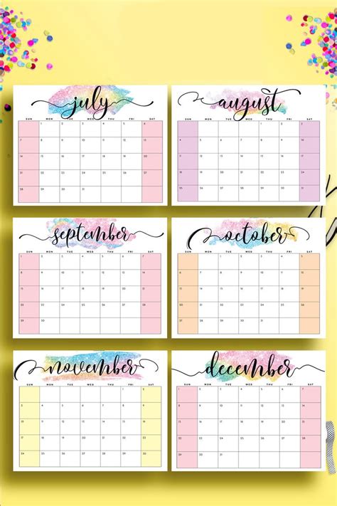 Desk Calendar 2022 Monthly Planner 2022 2023 Printable Etsy