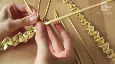 Straw Wheat Weaving Rustic Plait Youtube