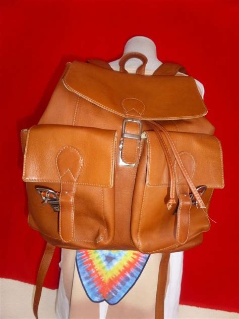 Piel Leather Backpack Shoulder Bag Large Brown Leather x x PielLeather Backpack Сумки