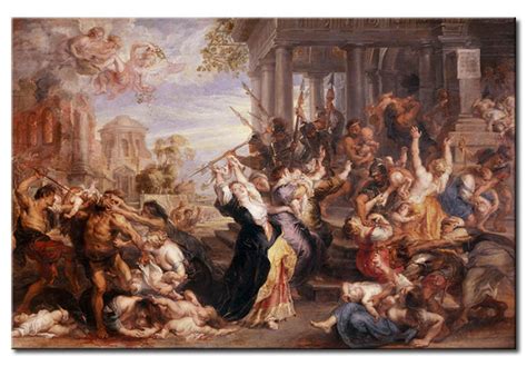 Reproduction Sur Toile Le Massacre Des Innocents Pierre Paul Rubens