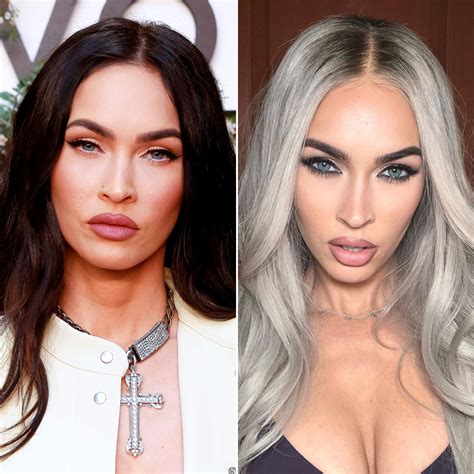 Megan Fox Gets Platinum Blonde Hair Color Looks Unrecognizable Life And Style