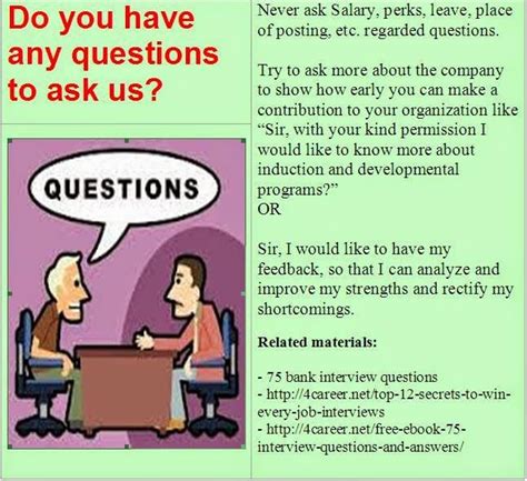 Do You Have Any Questions To Ask Us Teacher Interview Questions Job