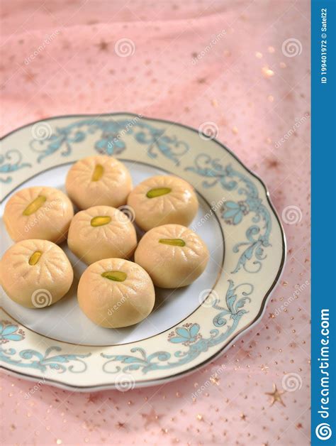 Peda An Indian Popular Sweet Made With Milk Stock Photo Image Of