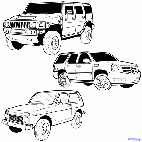 pickup truck outline drawing free download on clipartmag