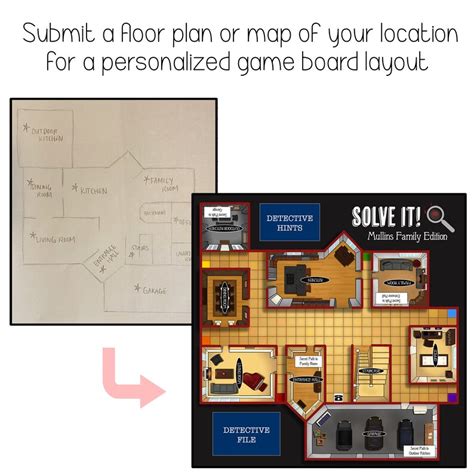 Custom Clue Inspired Board Game Etsy