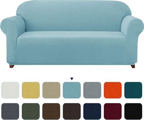 Subrtex 1 Piece Stretch Sofa Cover Spandex Jacquard Fabric Slipcovers Anti Slip Furniture