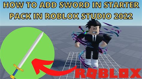 How To Add Sword In Starter Pack From Roblox Studio 2022 Youtube