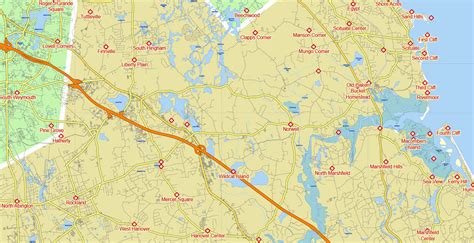 Massachusetts Cdr Vector Map Exact Extra Detailed Layered Coreldraw