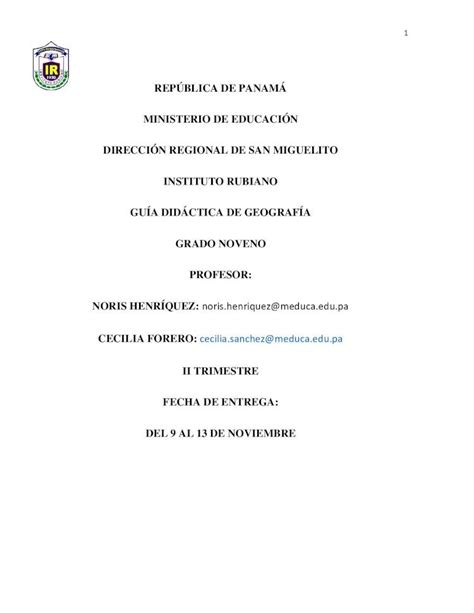 PDF REPÚBLICA DE PANAMÁ MINISTERIO DE EDUCACIÓN a Didáctica de
