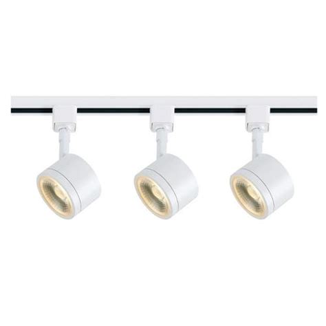 Track lighting kitchen is excellent. 3-Light 48-in White Dimmable LED Linear Track Lighting Kit ...