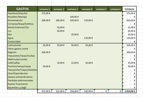 Plantilla Excel Contabilidad Doméstica Gratis 2023