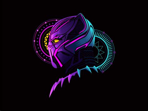 Dribbble Blackpanther 02 By Vectto