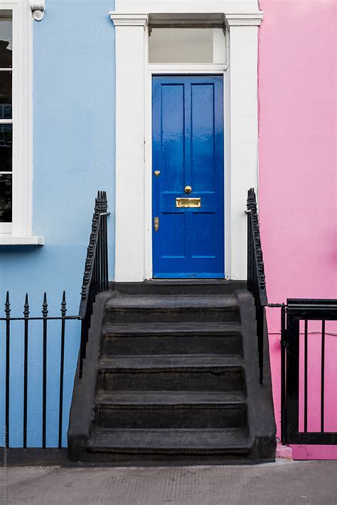 Typical Front Door Of A House In London By Stocksy Contributor Mauro