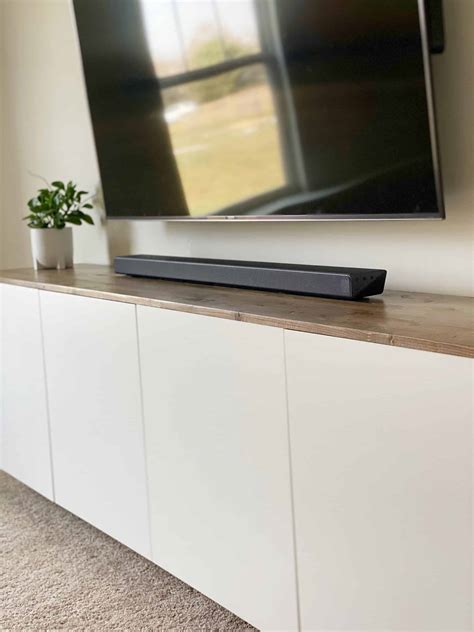 Ikea Hack The Easiest Floating Tv Console Free And Unfettered