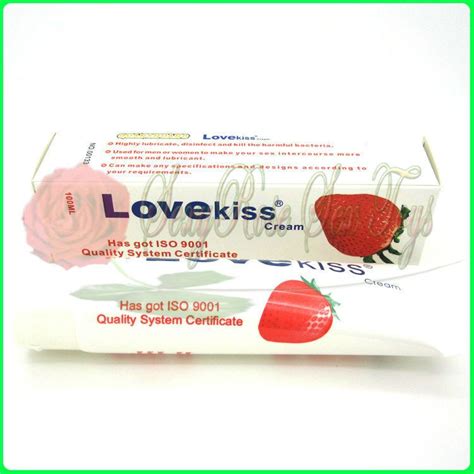love kiss 100ml strawberry cream edible lubricant personal lubricant suit for oral sex male