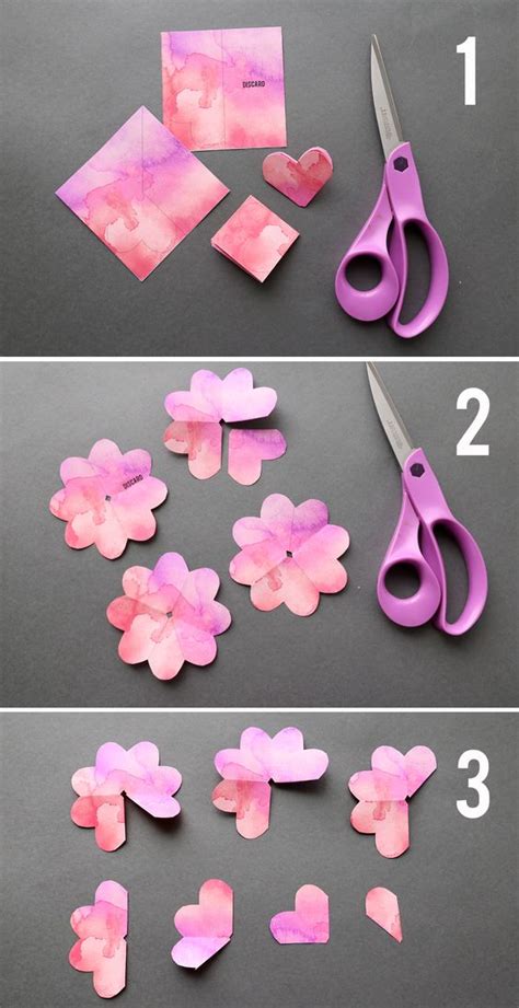 fleurs en origami  idees creatives pour une deco