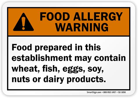 Food Allergy Warning Signs