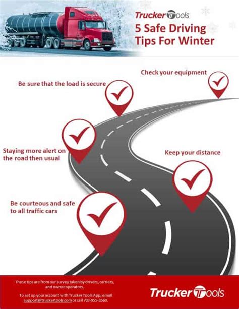 Winter Driving Tips For Truckers Trucker Tools