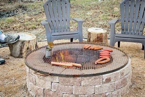 brasero barbecue idée diy Backyard Grilling Fire Pit Backyard Outdoor