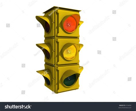 Red Orange Traffic Light Stock Illustration 8134450 Shutterstock