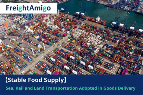 Stable Food Supply Freightamigo