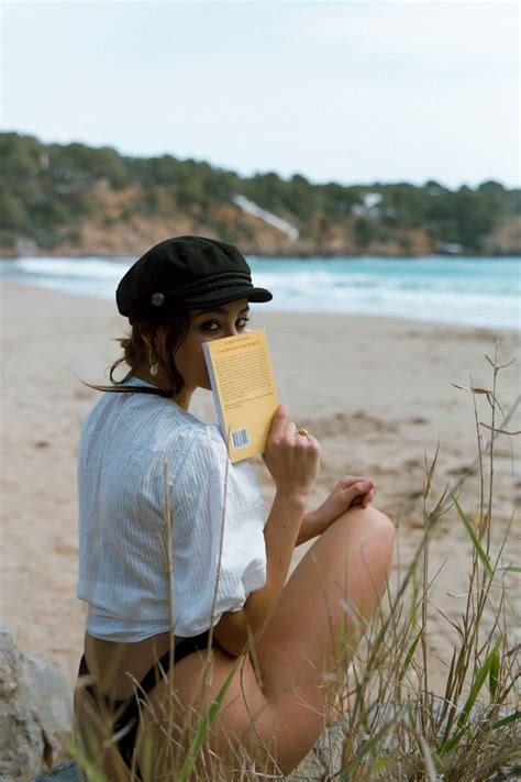 Topless Brunette Carla Guetta Having Fun On A Deserted Beach The