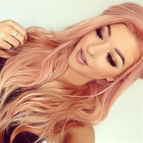 Stunning Peachy Hair Shades With Images Hair