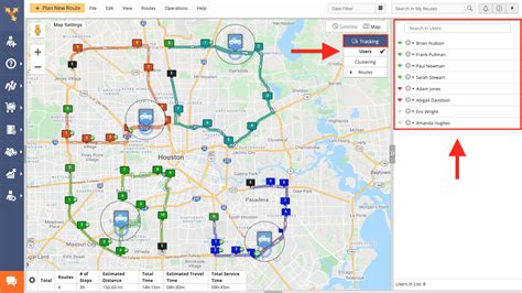 Tracking Driving Route On Route4me Route Planner